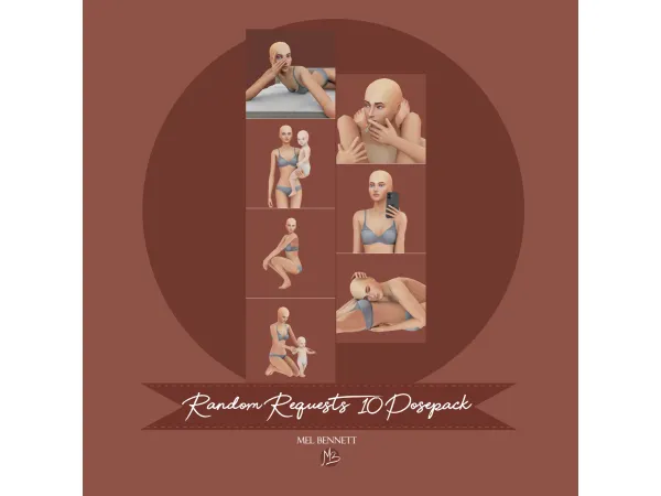 Mix Random Requests 10 Posepack - The Sims 4 Custom Content