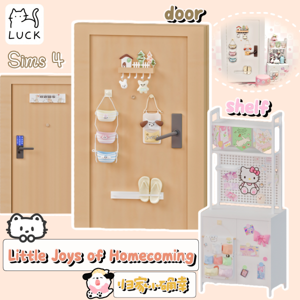 Maxis Match Little Joys of Homecoming 归家小确幸 by simsfinds - The Sims 4 Custom Content