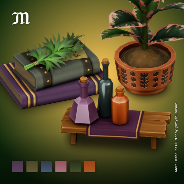 Maxis Match More Herbalist Clutter by simsfinds - The Sims 4 Custom Content