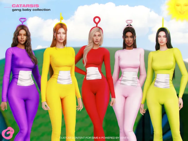 Alpha CATARSIS Gang Baby Bodysuit Sample - The Sims 4 Custom Content
