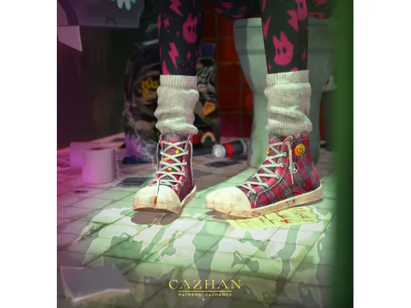 Alpha [TABI] shoes by cazhancc - The Sims 4 Custom Content