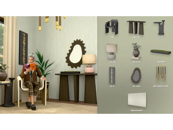 Maxis Match WABI AND CHILL by ModCo Studios - The Sims 4 Custom Content