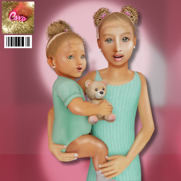 Alpha Camy & Coi Hair by simsfinds - The Sims 4 custom content