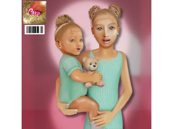 Alpha Camy & Coi Hair by cecesimsxo - The Sims 4 custom content