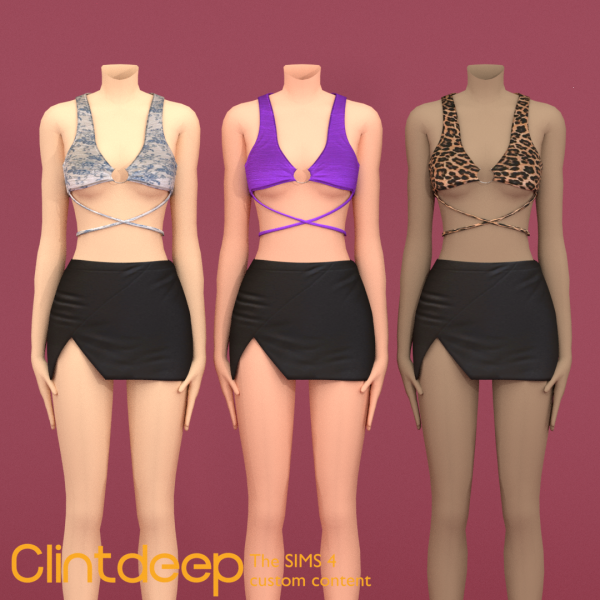Alpha Zoe Outfit by simsfinds - The Sims 4 Custom Content