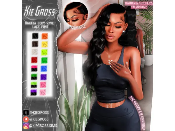 Mattia Body Wave Lace font by KieGross