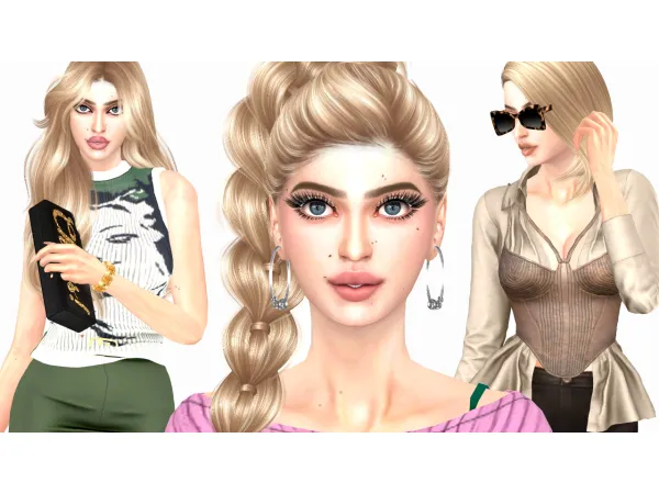 Alpha Kaye Valdez by yolimi - The Sims 4 custom content