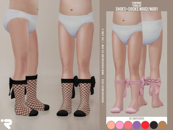Alpha PU SHOESSOCKS N002N001 - The Sims 4 Custom Content