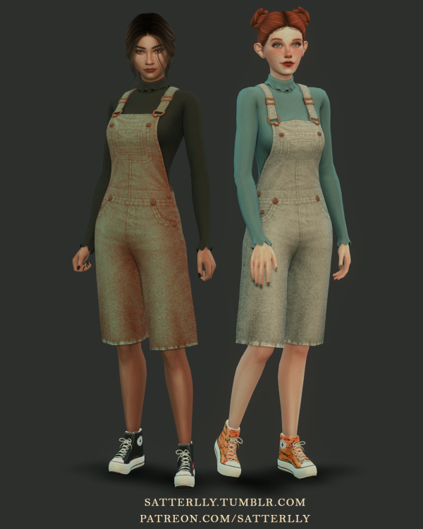 Maxis Match Overalls Dani by simsfinds - The Sims 4 Custom Content