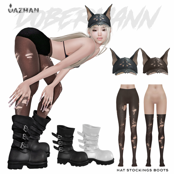 Alpha [DOBERMANN] by simsfinds - The Sims 4 Custom Content