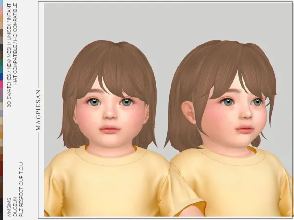 Maxis Match Dugeun Hair for Infant by thesimsresource - The Sims 4 Custom Content