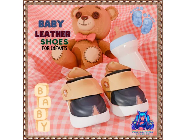 Leather Baby Shoes by PastelPaws