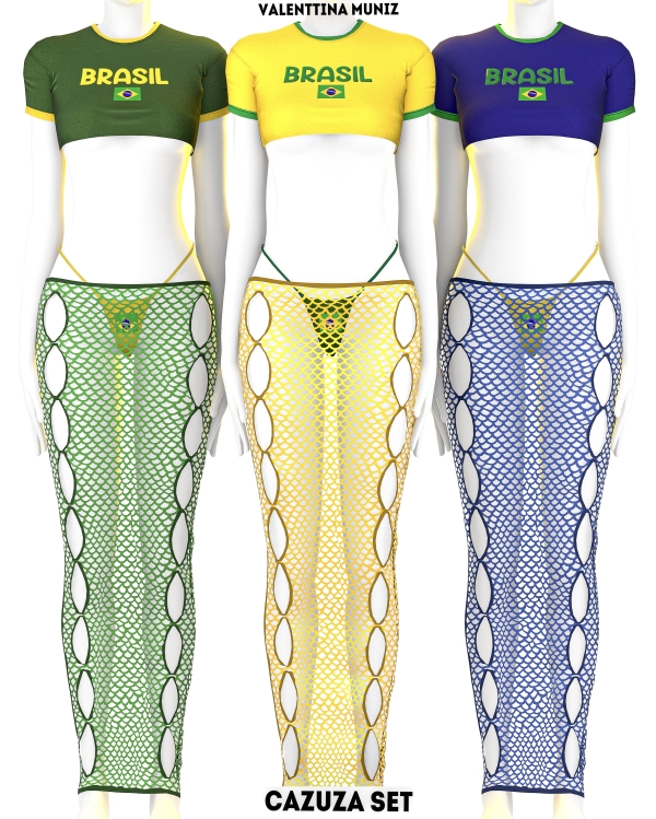Mix Cazuza Set Brasil Com S collection by valentinamuniz - The Sims 4 Custom Content