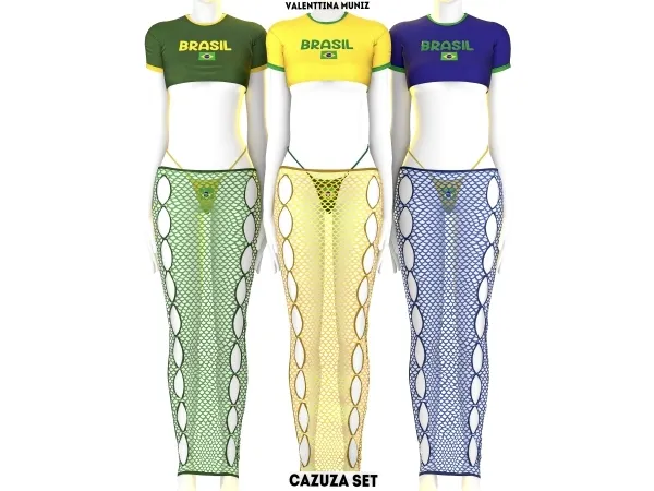 Mix Cazuza Set Brasil Com S collection - The Sims 4 Custom Content