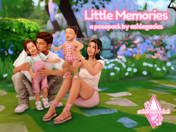 Mix Little Memories Posepack - The Sims 4 Custom Content