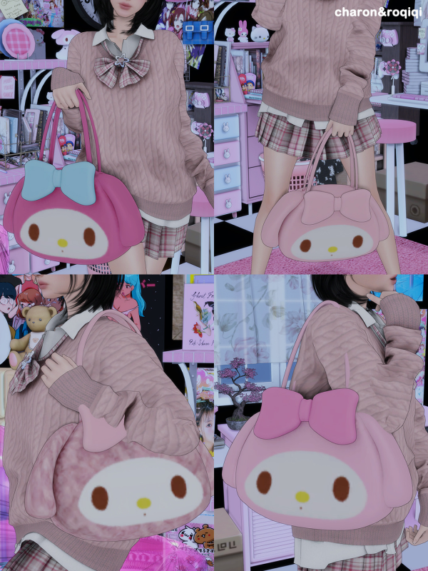 Mix [charonroqiqi] N01 bag by simsfinds - The Sims 4 Custom Content