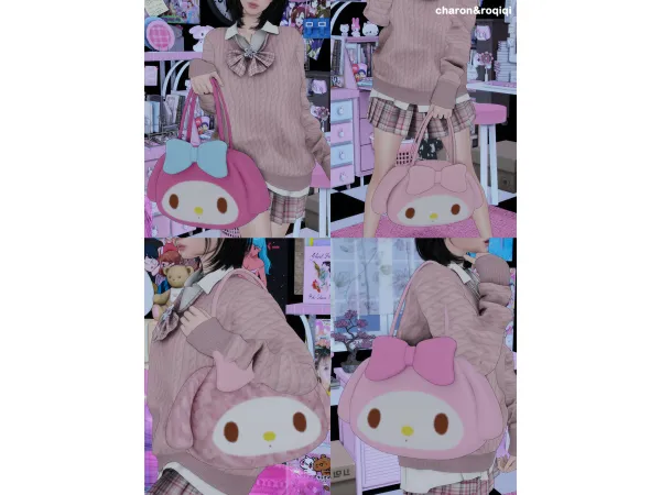 Mix [charonroqiqi] N01 bag - The Sims 4 Custom Content