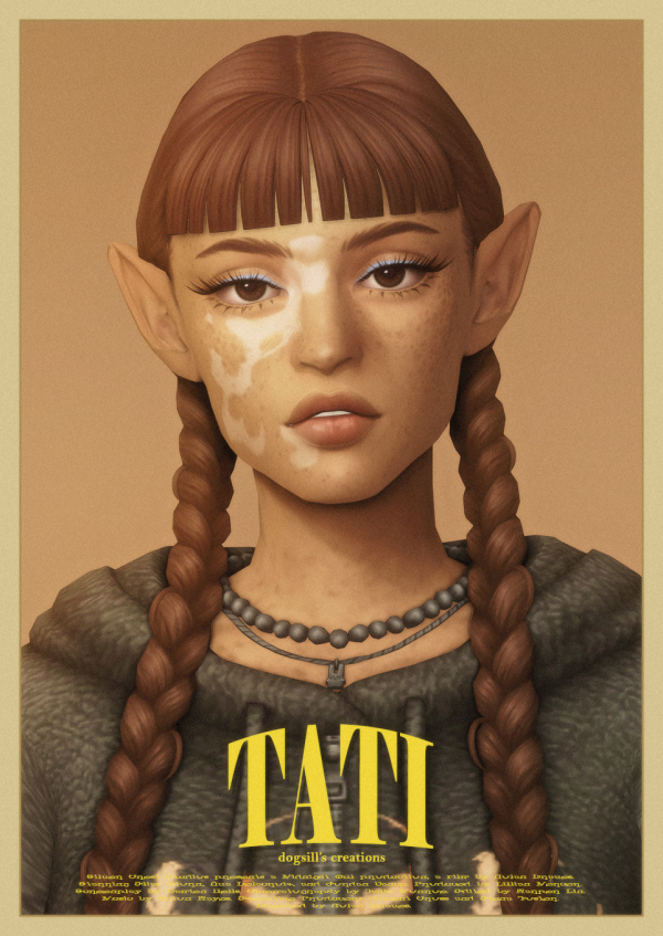 Maxis Match tati braids by simsfinds - The Sims 4 Custom Content