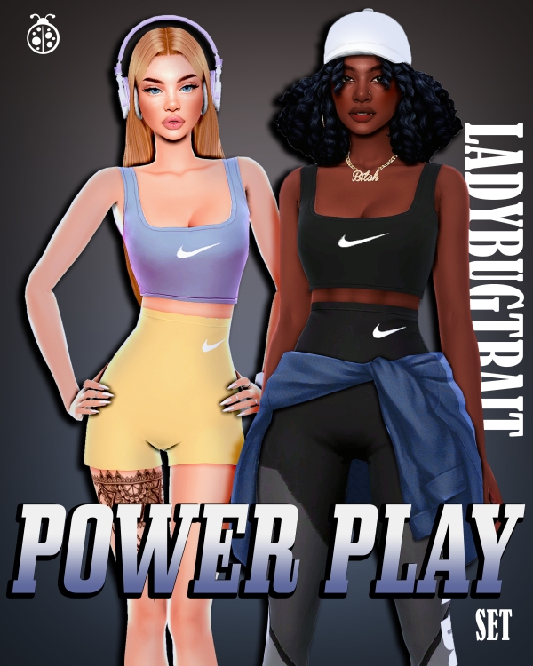 Maxis Match POWER PLAY SET by ladybugtrait - The Sims 4 Custom Content