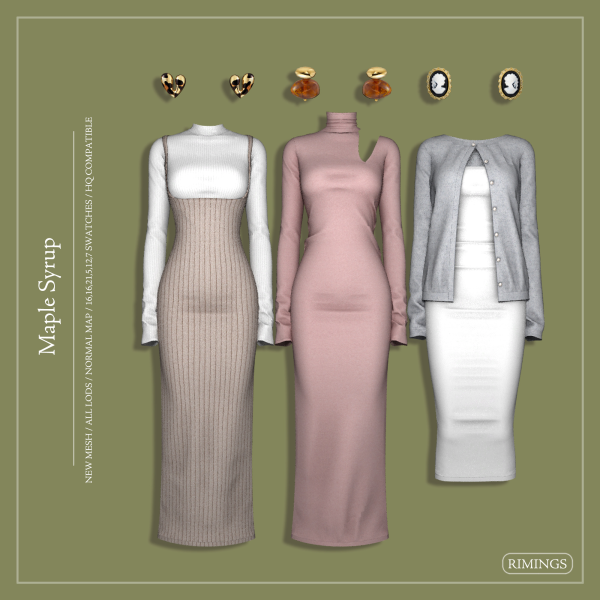 Alpha [RIMINGS] Maple Syrup by simsfinds - The Sims 4 Custom Content