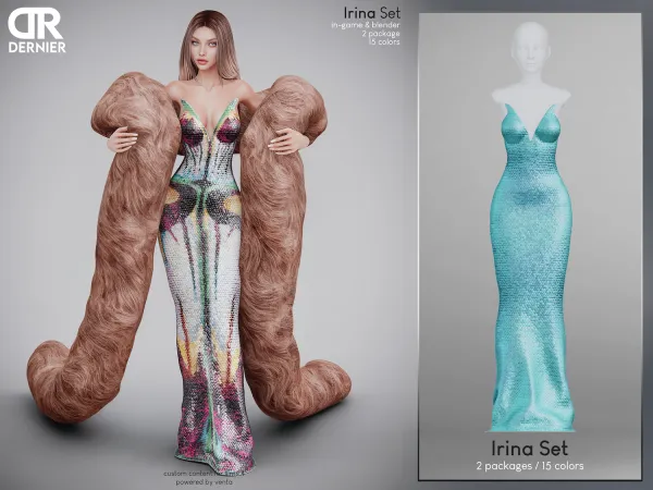 Alpha DERNIER Irina Set - The Sims 4 Custom Content