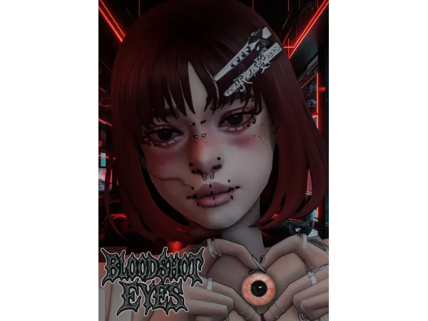 Bloodshot Eyes by Plumiii