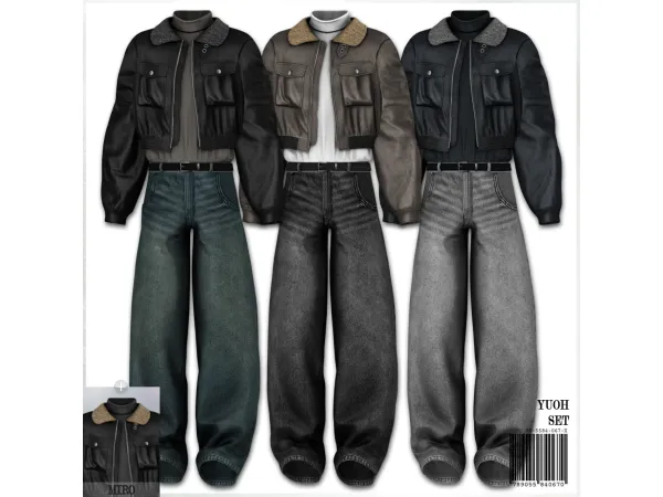 Alpha YUOH Set by mirosims2020 - The Sims 4 custom content