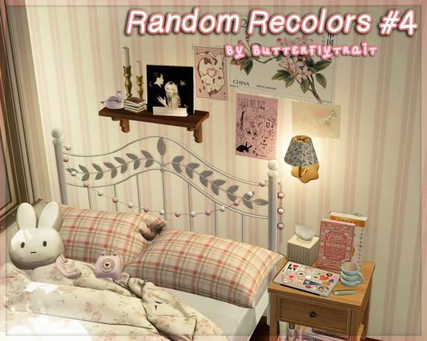 Mix Random Recolors 4 by simsfinds - The Sims 4 Custom Content