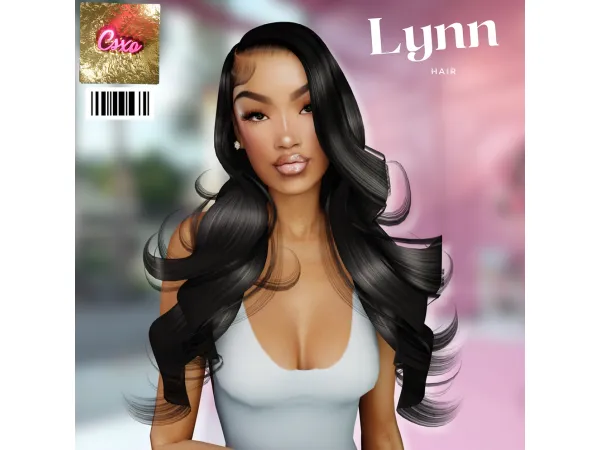 Alpha Lynn Hair by cecesimsxo - The Sims 4 Custom Content