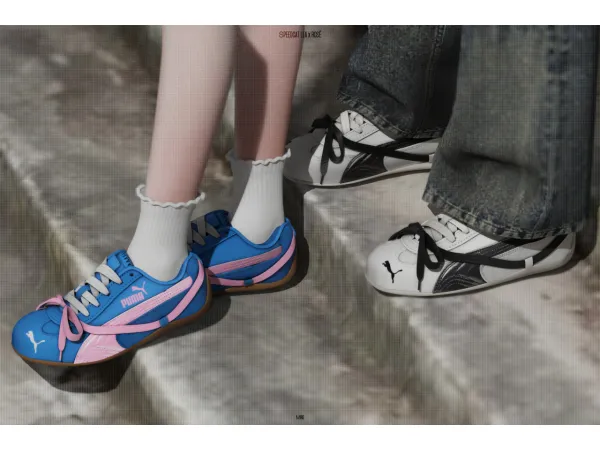 Alpha PUMA Speedcat LEA x ROSÉ by simsfinds - The Sims 4 Custom Content