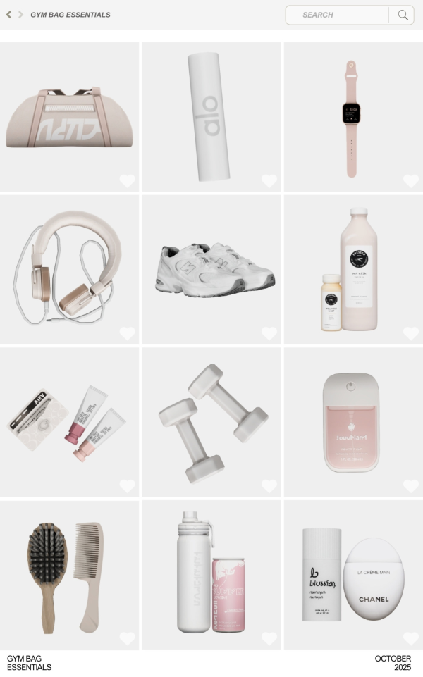 Mix GYM BAG ESSENTIALS by simsfinds - The Sims 4 Custom Content