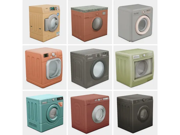 Maxis Match every washerdryer I have downloaded sims 4 finds by boujeesimss - The Sims 4 Custom Content