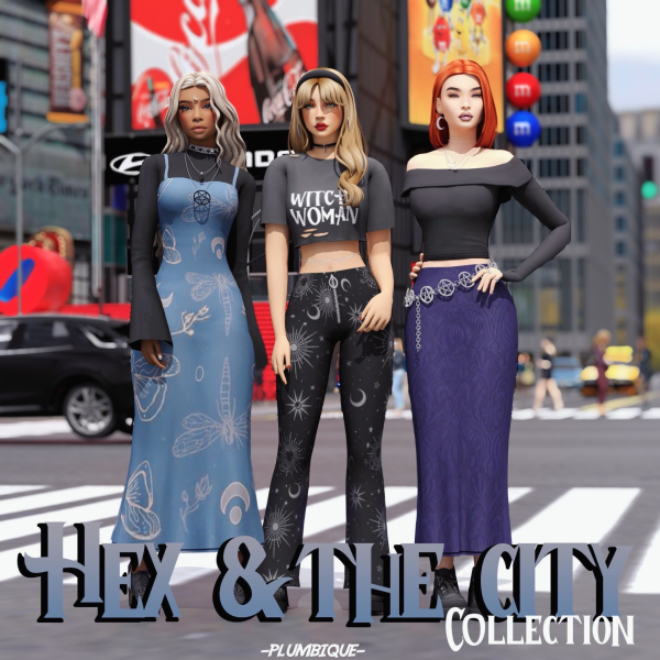 Maxis Match HEX THE CITY COLLECTION by Plumbique - The Sims 4 Custom Content
