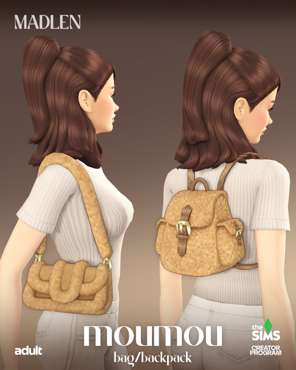 Maxis Match Moumou (Bag Set) by simsfinds - The Sims 4 Custom Content