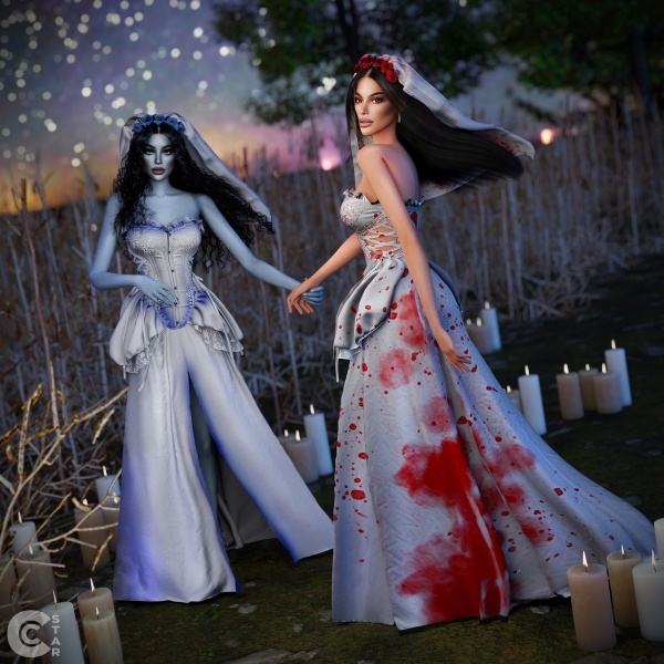 Alpha Full Length Gown with Corset Bodice cool_content_star by cool_content_star - The Sims 4 Custom Content