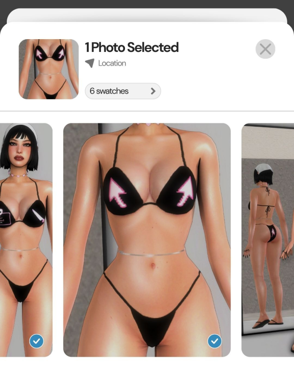 Mix brazilian bikini by simsfinds - The Sims 4 Custom Content