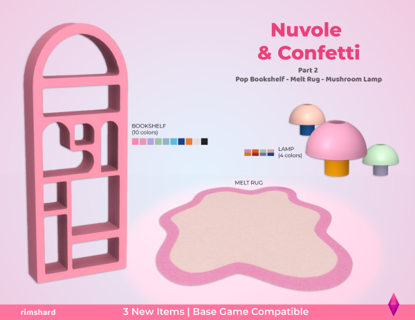 Maxis Match Nuvole Confetti PT2 by simsfinds - The Sims 4 Custom Content