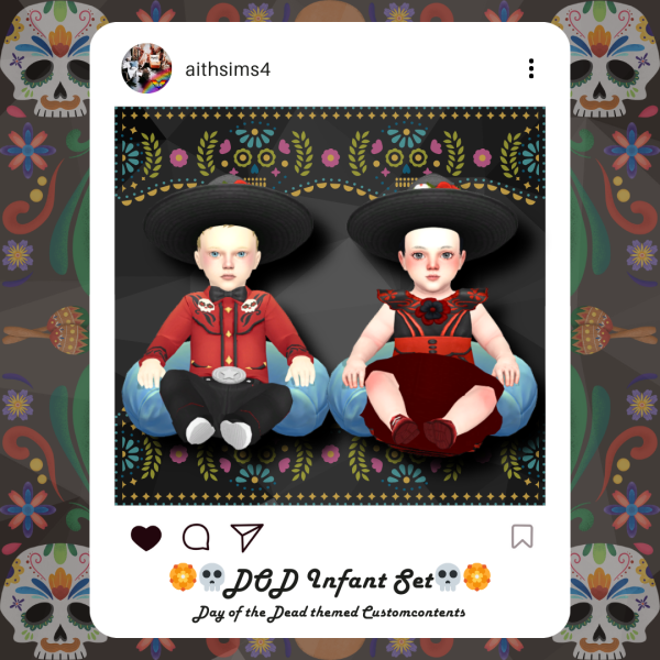 Maxis Match DOD Infant Set by simsfinds - The Sims 4 Custom Content