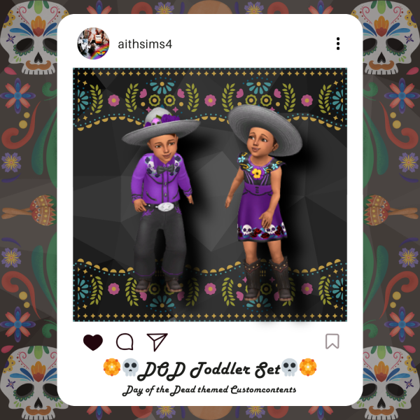 Maxis Match DOD Toddler Set by simsfinds - The Sims 4 Custom Content
