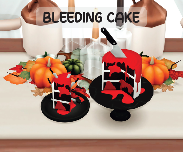 Maxis Match Bleeding Cake by simsfinds - The Sims 4 Custom Content