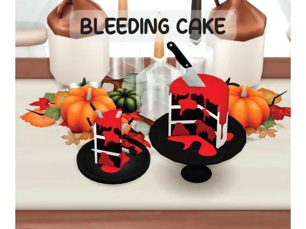 Maxis Match Bleeding Cake by alwaysjustjay - The Sims 4 Custom Content