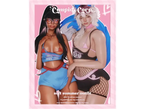 Alpha cuupid corp soft summer - The Sims 4 Custom Content
