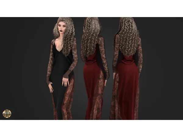 Alpha Creepy Sleepy Lingerie by modcollective - The Sims 4 Custom Content