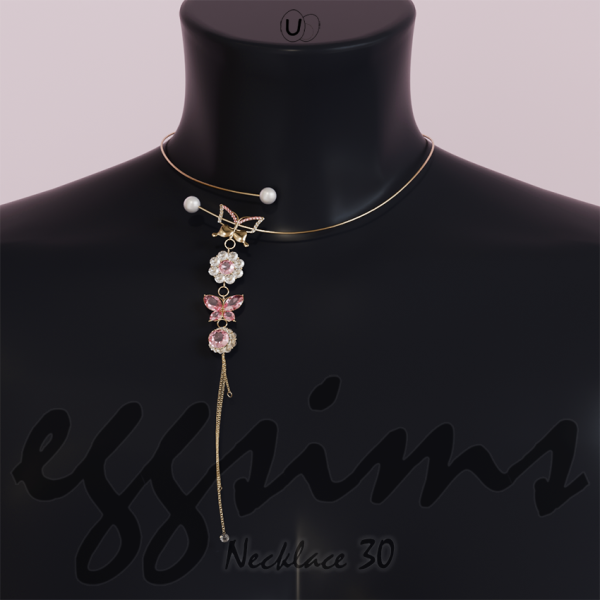 Alpha [EGGSIMS] necklace 30 by simsfinds - The Sims 4 Custom Content
