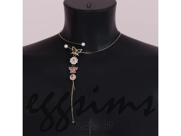 Alpha [EGGSIMS] necklace 30 - The Sims 4 Custom Content