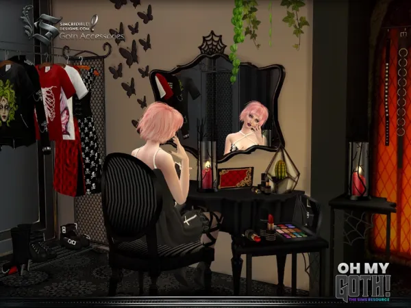 Alpha Oh My Goth Decor and accessories - The Sims 4 Custom Content