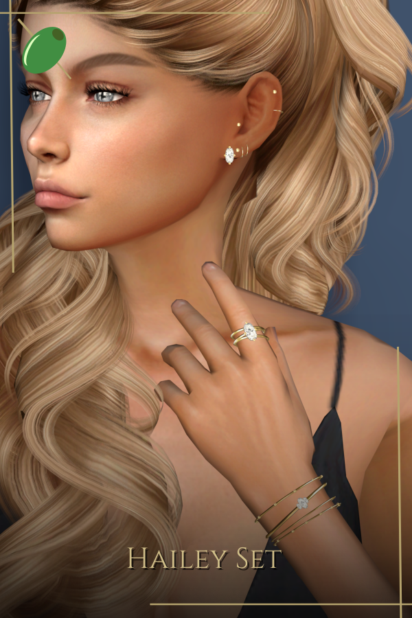 Alpha Hailey Set by pitted0live - The Sims 4 Custom Content