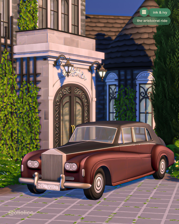 Maxis Match Ink Ivy Aristocrat Ride by simsfinds - The Sims 4 Custom Content