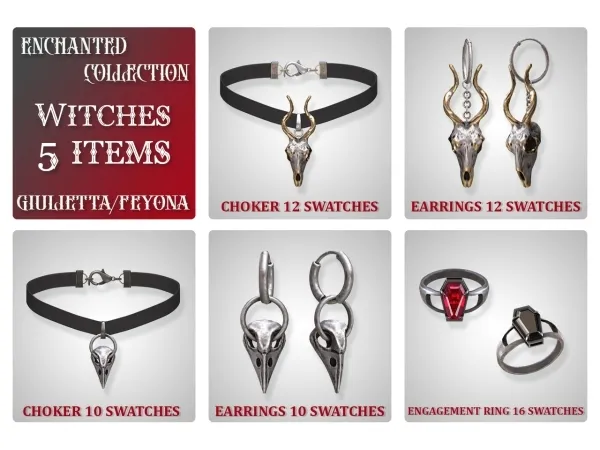 Alpha Enchanted Collection Witches by giuliettasims - The Sims 4 Custom Content