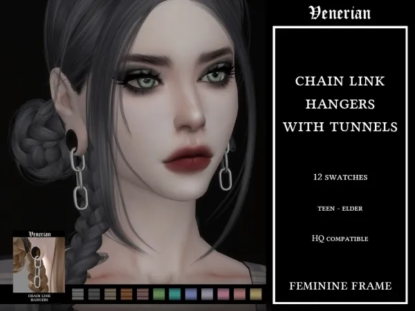Mix Chain Link Hangers With Tunnels by venerian - The Sims 4 Custom Content